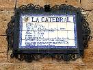 letrero de la Catedral de Sig�enza