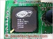 foto de chip gr�fico ATI RAGE XL - ensamblaje de un pc - montar una placa base