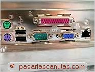 foto de conexiones traseras de pc - ensamblar un pc - conectores