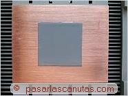 foto de l�mina de compuesto t�rmico de cambio de estado phase change - montar un ordenador - cpu y disipador