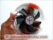 foto de ventilador de disipador Zalman - montar un ordenador - cpu y disipador