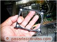 foto de marco de retenci�n o sujeci�n de disipador de CPU - montar un ordenador - cpu y disipador