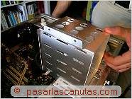 foto de bastidor de discos - Ensamblaje de un pc - instalar disco duro