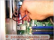 foto de conexion de ventilador de caja - Ensamblaje de un pc - conexiones