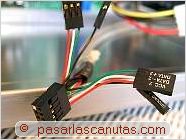 foto de conexion de conectores frontales USB - Ensamblaje de un pc - conexiones