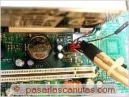 foto de conector USB de tomas frontales - Ensamblaje de un pc - conexiones