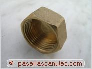 bricolaje agua caliente solar piscina - tapon de fontaneria de 3/4 de pulgada