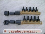 bricolaje agua caliente solar piscina - reducci&oacute;n de 50mm. interior a 32mm. de PVC