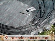 bricolaje agua caliente solar piscina - tendido de las tuber&iacute;as