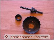 instalar aire acondicionado split - broca de corona o cazoleta