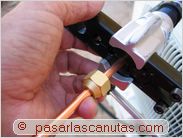 instalar aire acondicionado split - uso del abocardador