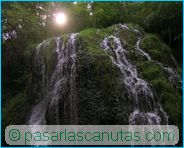 fotos de paisajes - Monasterio de Piedra - contraluz