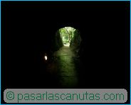 fotos de paisajes - Monasterio de Piedra - la luz al final del t�nel