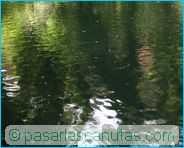 fotos de paisajes - Monasterio de Piedra - reflejos en el agua