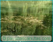 fotos de paisajes - Monasterio de Piedra - reflejos en el agua