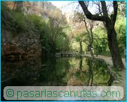 fotos de paisajes - Monasterio de Piedra - lago, paseo y puente