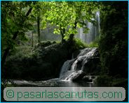 fotos de paisajes - Monasterio de Piedra - cascada la Caprichosa