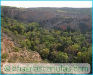 fotos de paisajes - Monasterio de Piedra - el parque desde arriba