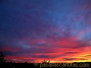 foto de paisaje al amanecer