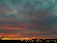 foto de paisaje al amanecer