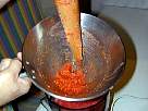 foto de pepitas y restos de tomate que no se aprovechan en el gazpacho