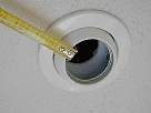 Bricolaje - Instalar lampara halogena - foto de cinta m�trica