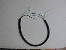 Bricolaje - Instalar lampara halogena - foto de tubo corrugado con cables pasados