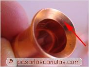 abocardador de bricolaje - extremo de tubo de cobre abocardado