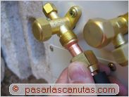 abocardador de bricolaje - presentacion de tubo abocardado a pieza de union