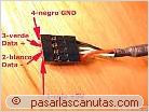 conexiones en conector de placa base