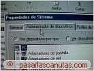 pesta�a de Administrador de Dispositivos