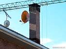 Bricolaje - instalar una antena parabolica - antena parab�lica instalada