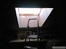 Bricolaje - instalar una antena parabolica - ventana de buhardilla