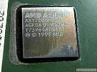 lapping - detalle del barniz del chip de la CPU AMD Athlon XP 1700