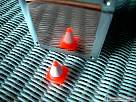lapping - foto de pulido casi a espejo de disipador de CPU AMD Athlon XP 1700