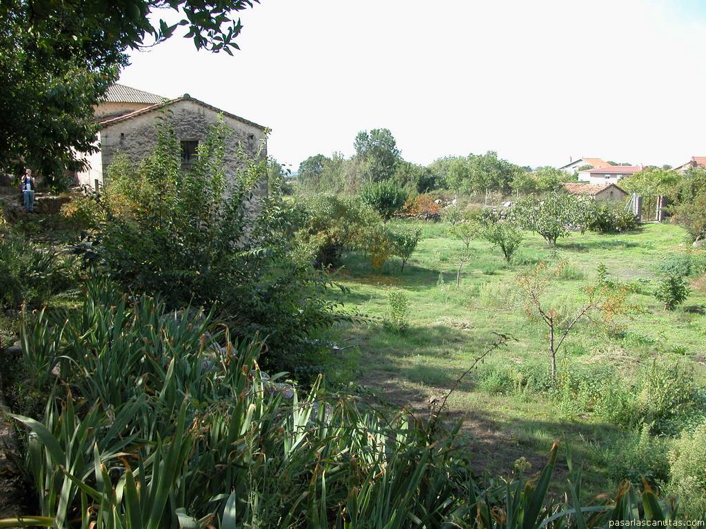 fondo de pantalla de huerta y jard�n de molino en Candeleda