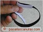 foto sobreponiendo la otra parte del velcro