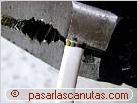 foto de pelar cable espiral de tel�fono