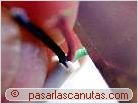 foto de corte-marcado de cablecillos