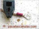 foto de oreja de conexi�n soldada