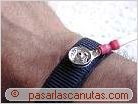 foto de pulsera antiest�tica improvisada en la mu�eca