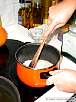 a�adir y remover harina