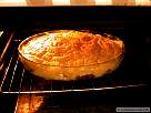 patatas con bechamel reci�n horneadas