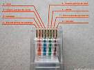 foto de conector RJ45 cableado o conectado con las conexiones normales