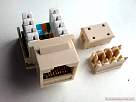 conectar una roseta RJ45 - bricolaje del pc - foto de roseta modular RJ45 cat5e